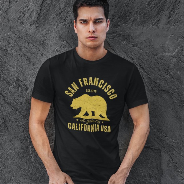 San Francisco Retro California Travel T-Shirt (Von Creator hochgeladen)