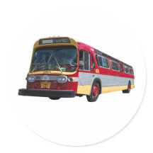 San Francisco Retro Muni Bus Aufkleber