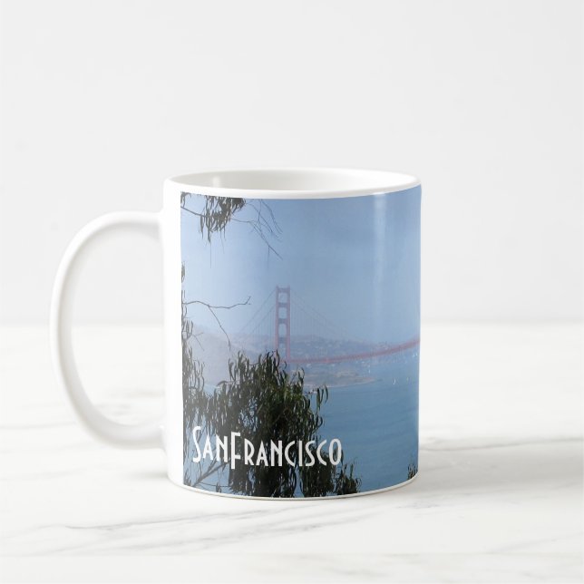 San Francisco Sammlung - Golden gate bridge Kaffeetasse (Links)