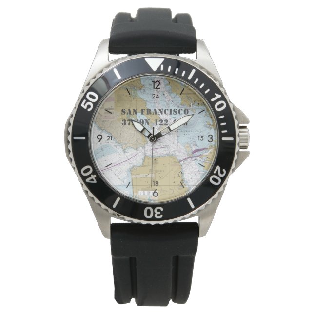 San Francisco, San Francisco, das nördliche Breite Armbanduhr (Vorderseite)