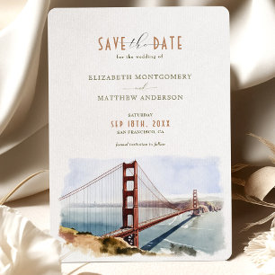 San Francisco Save the Date Einladung Zielort