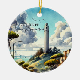 San Francisco Sehenswürdigkeit Souvenir Keramik Ornament