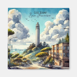 San Francisco Sehenswürdigkeit Souvenir Magnet