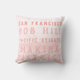 San Francisco Sehenswürdigkeiten | Rosa Kissen