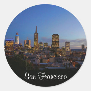 San Francisco Skyline #3 Stickers