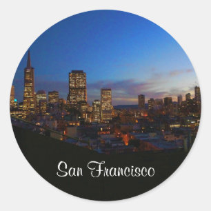 San Francisco Skyline #4 Stickers