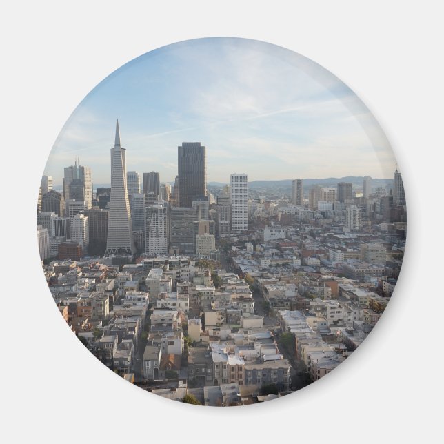 San Francisco Skyline Panorama Magnet (Vorne)