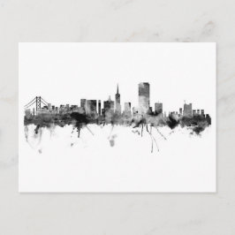 San Francisco Skyline Postcard Postkarte