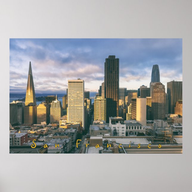 San Francisco Skyline Poster (Vorne)