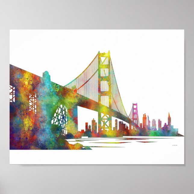 SAN FRANCISCO SKYLINE POSTER (Vorne)