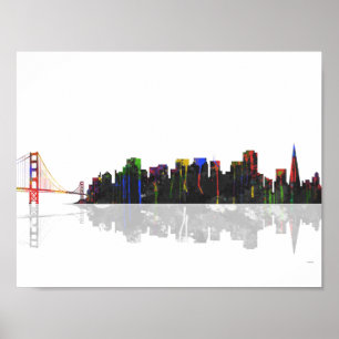 San Francisco Skyline Poster