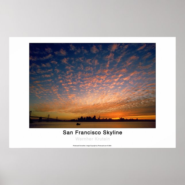 San Francisco Skyline Poster (Vorne)