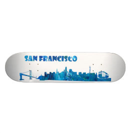 San Francisco Skyline-Skateboard Skateboard