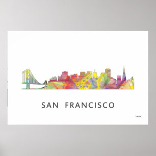 SAN FRANCISCO SKYLINE - WB1 - PLAKAT