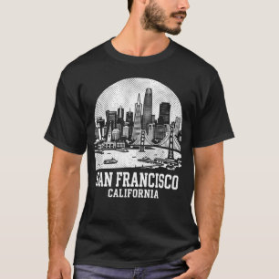 San Francisco Stadt Kalifornien T-Shirt