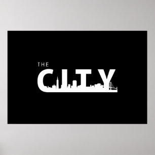 San Francisco Stadt-Plakat Poster