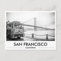 San Francisco-Straßenbahn an der Golden Gate Bridg