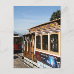 San Francisco Straßenbahnen Postkarte