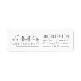 San Francisco Stylized Skyline |