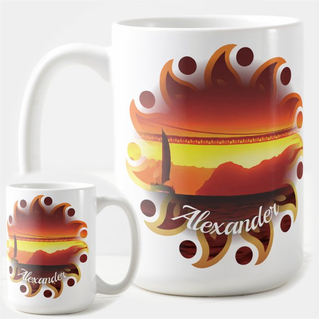 San Francisco Sunset 1124 Kaffeetasse (Von Creator hochgeladen)