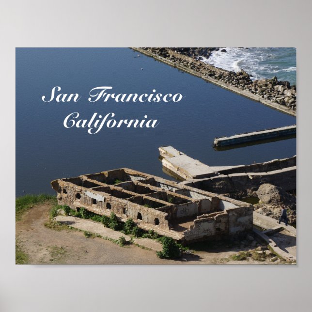 San Francisco Sutro Baths Ruins #2 Poster (Vorne)