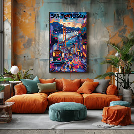 San Francisco: Todo Comienza Aquí. Contemporáneo. Poster