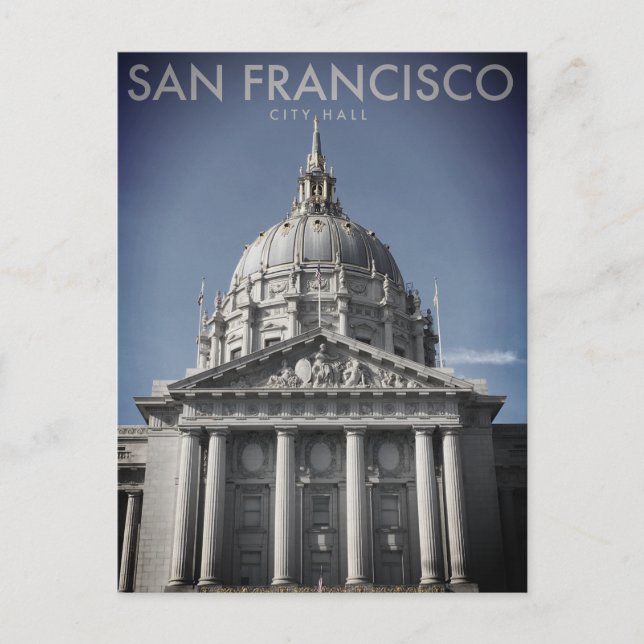 San Francisco Travel Postcard Postkarte (Vorderseite)