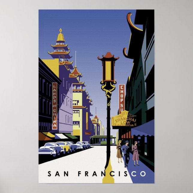 San Francisco Travel Poster (Vorne)