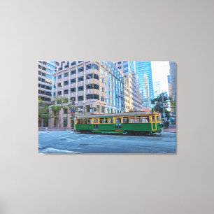 San Francisco Trolley Bus Leinwanddruck