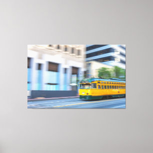 San Francisco Trolley Bus Leinwanddruck