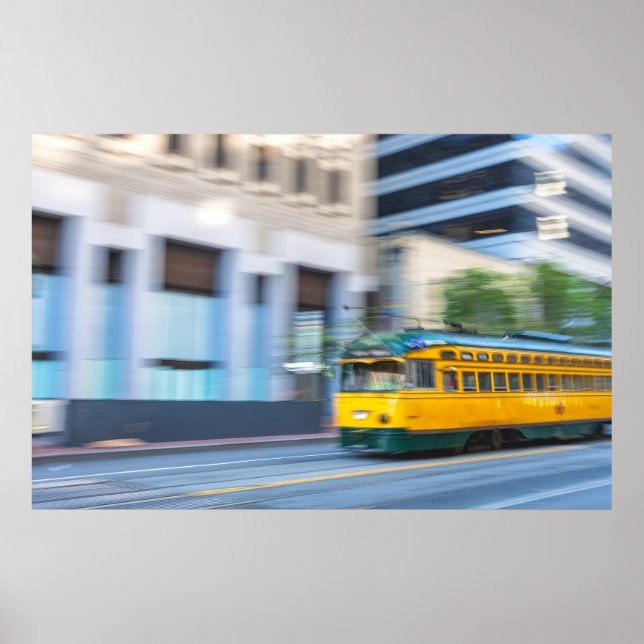 San Francisco Trolley Bus Poster (Vorne)