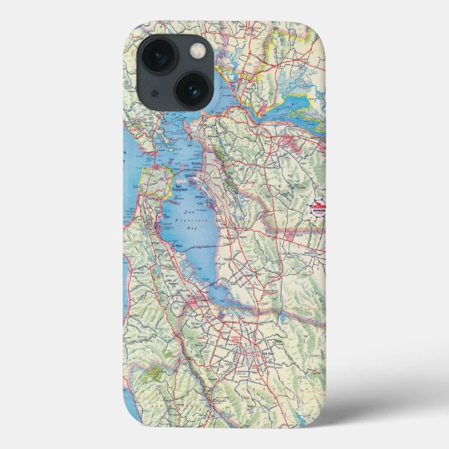 San Francisco und Nähe Case-Mate iPhone Hülle (Rückseite)
