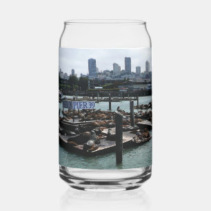 San Francisco und Pier 39 Dosenglas