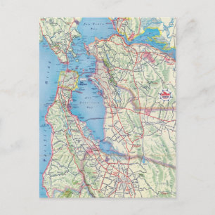 San Francisco und Vicinity Postkarte