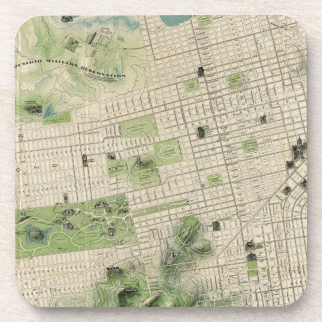 San Francisco Untersetzer (Vorderseite)