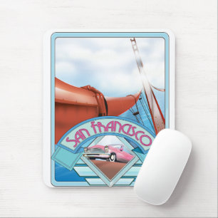 San Francisco, USA, Reiseposter Mousepad