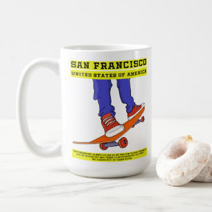 San Francisco, USA Skate Kaffeetasse