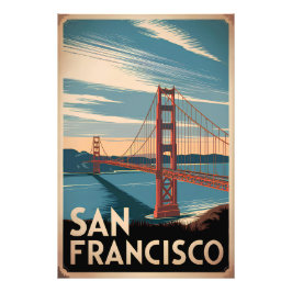 San Francisco USA Vintag Fotodruck
