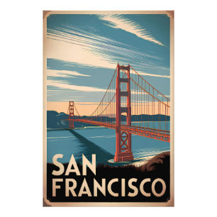San Francisco USA Vintag Fotodruck