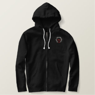 SAN FRANCISCO, USA, warmes schwarzes Sweatshirt