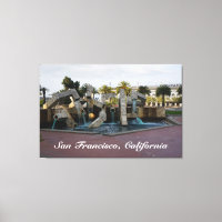 San Francisco Vaillancourt Fountain #2 Leinwand