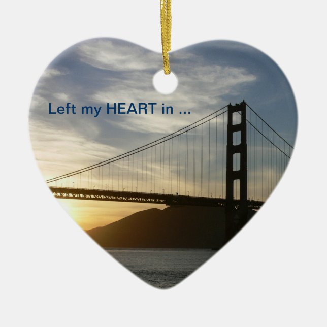 San Francisco Verzierung Keramikornament (Vorne)