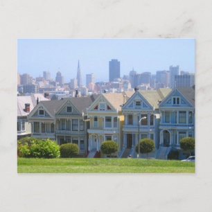 San Francisco Viktorianisch Row Postkarte