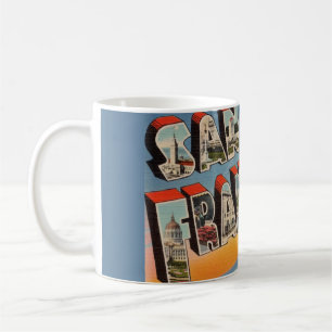 San Francisco Vintag Kaffeetasse