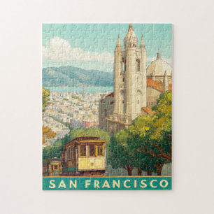 San Francisco Vintage-Reiseposter