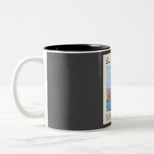 San Francisco Watercolor Travel Zweifarbige Tasse