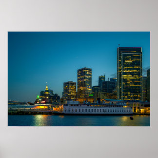 San Francisco Waterfront Poster | Stadtlichter