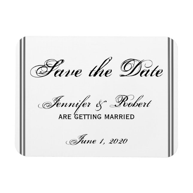 San Francisco Zielort Save the Date Magnet (Horizontal)