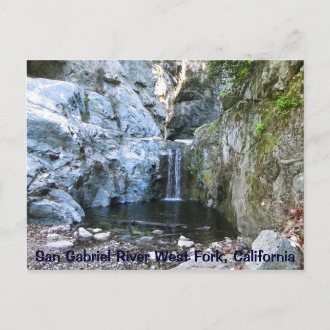 San Gabriel River West Fork Postcard! Postkarte (Vorderseite)