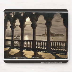 San Georgio vom Dogenpalast bei Mondlicht, Venedig Mousepad